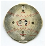 Early 20th Century Baseball Score Keeper Advertising Piece