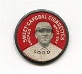 PX7 1909-12 Sweet Caporal Domino Discs Harry Lord Chicago White Sox EX