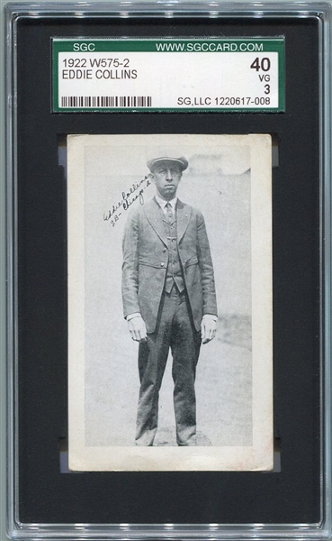 W575-2 Eddie Collins SGC 40