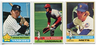 1976 Topps Baseball Lot of 8 Stars/HOFers