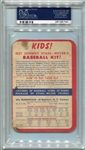 1954 Stahl-Meyer Gil McDougald PSA 1