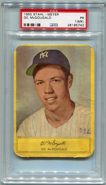 1955 Stahl-Meyer Gil McDougald PSA 1