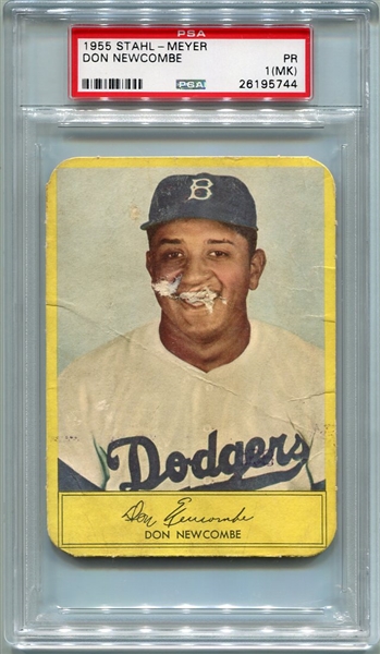 1955 Stahl-Meyer Don Newcombe PSA 1 