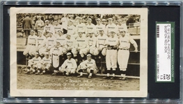 Circa 1912 Boston Red Sox RPPC SGC 20