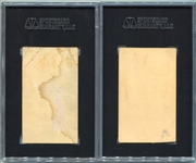 E136 1913 Zeenut's Lot of 2 SGC Graded Boles & Moore Los Angeles