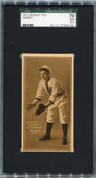 E136 1911 Zeenut Berry San Francisco SGC 70