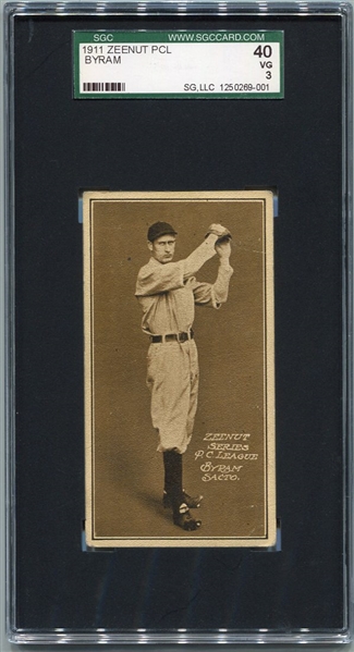 E136 1911 Zeenut Byram Sacramento SGC 40