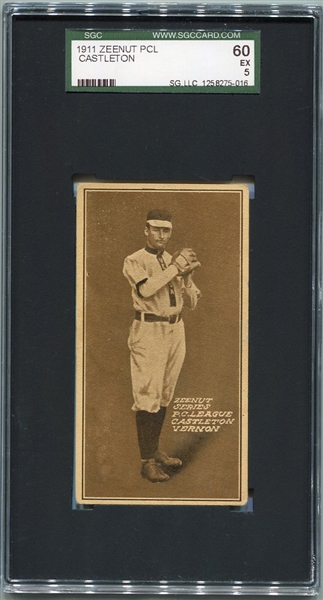 E136 1911 Zeenut Castleton Vernon SGC 60