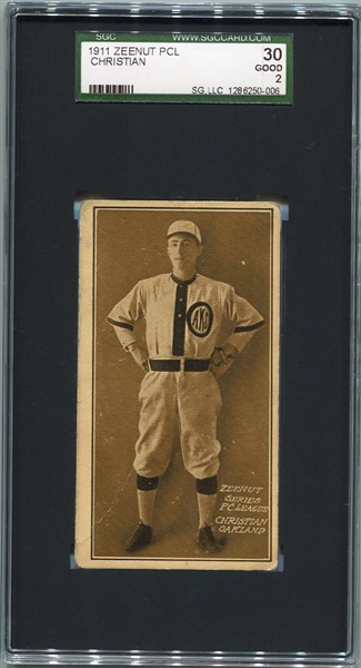 E136 1911 Zeenut Christian Oakland SGC 30