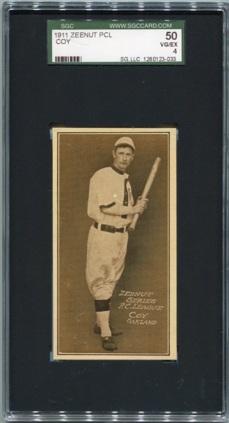 E136 1911 Zeenut Coy Oakland SGC 50