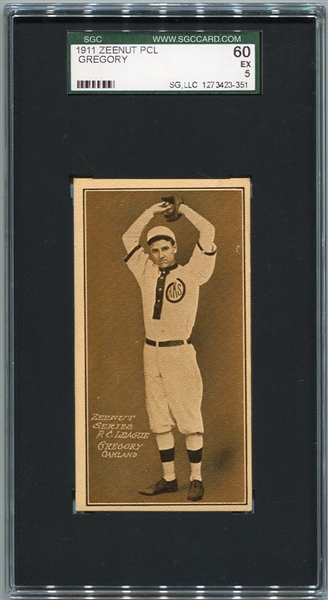 E136 1911 Zeenut Gregory Oakland SGC 60