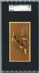 E136 Zeenut Halla Los Angeles SGC 80 The ONLY Horizontal Card in the Set - Tied for Highest Graded