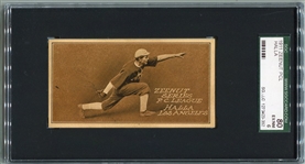 E136 Zeenut Halla Los Angeles SGC 80 The ONLY Horizontal Card in the Set - Tied for Highest Graded