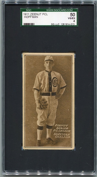 E136 1911 Zeenut Hoffman Oakland SGC 50