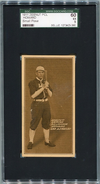 E136 1911 Zeenut Howard Los Angeles Large Pose SGC 60