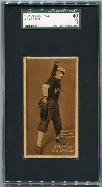 E136 1911 Zeenut Levernz Los Angeles SGC 40