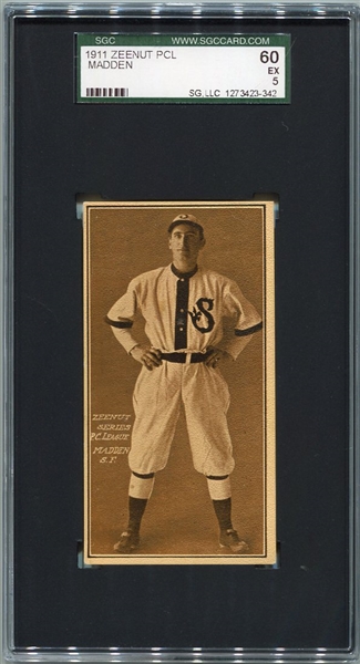 E136 1911 Zeenut Madden San Francisco SGC 60