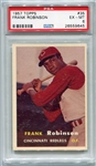1957 Topps #35 Frank Robinson Cincinnati Reds Rookie Card PSA 6