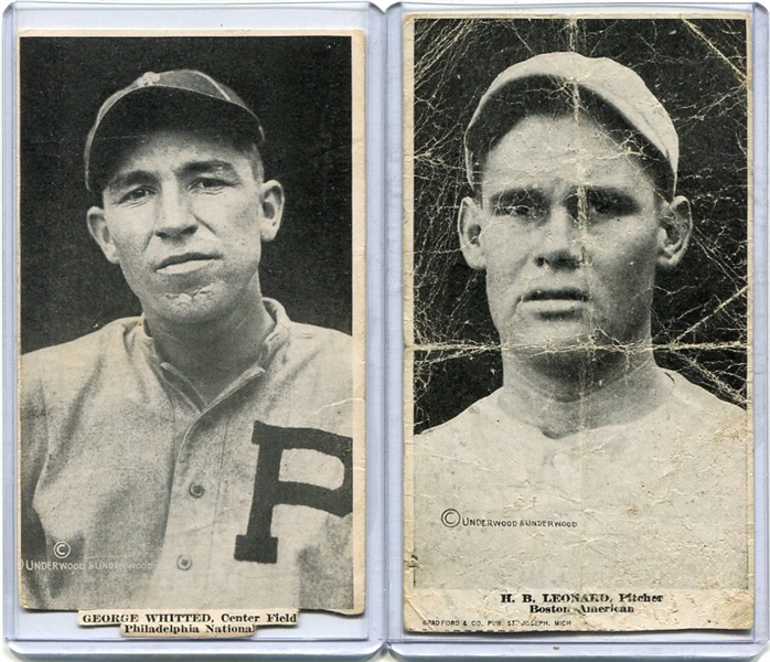 D381 Fleischmann Bakery Lot of 2 Leonard and Whitted