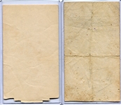 D381 Fleischmann Bakery Lot of 2 Leonard and Whitted