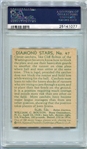 R327 1935 Diamond Stars #47 Cliff Bolton Washington Senators PSA 5