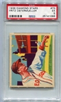 R327 1935 Diamond Stars #73b Fritz Ostermueller Boston Blue Back PSA 5