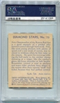 R327 1935 Diamond Stars #73b Fritz Ostermueller Boston Blue Back PSA 5