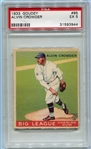 R319 1933 Goudey #95 Alvin Crowder Washington Senators PSA 5