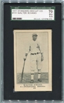 D350-2 Standard Biscuit #151 Walter Schang Philadelphia A's SGC 70 Highest Graded