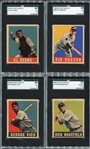 1948-49 Leaf Lot of 4 All SGC Graded 