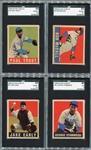 1948-49 Leaf Lot of 4 All SGC Graded 45-55