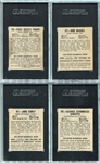 1948-49 Leaf Lot of 4 All SGC Graded 45-55