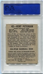 1948-49 Leaf #42A Kent Peterson Black Cap PSA 7