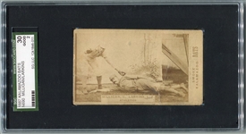 N690 Kalamazoo Bats Jocko Milligan / Henry Larkins SGC 30
