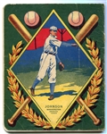 Circa 1910 Christy Mathewson / Walter Johnson Color Cover Notebook
