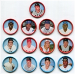 1963 Salada-Junket Coin Lot of 13 Mostly Different With HOFers