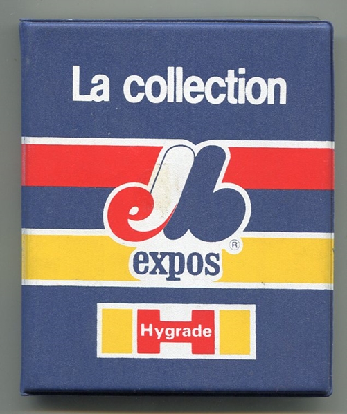 1982 Hygrade Meats Montreal Expos Complete Set of 24 Nrmt/Mt In Original Album