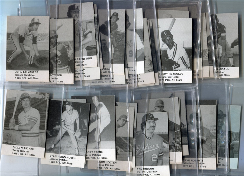 1975 Dick Dobbins PCL All-Stars Set of 36 Nrmt