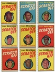 1970 Topps Scratch-Offs Near Set of 22 Different All Unscratched Except One