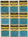 1970 Topps Scratch-Offs Near Set of 22 Different All Unscratched Except One