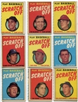 1970 Topps Scratch-Offs Near Set of 22 Different All Unscratched Except One