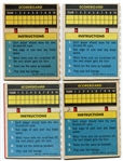 1970 Topps Scratch-Offs Near Set of 22 Different All Unscratched Except One