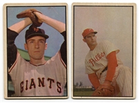 1953 Bowman Color Lot of 19 Different w/1 Dupe Mostly VG to EX+