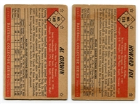 1953 Bowman Color Lot of 19 Different w/1 Dupe Mostly VG to EX+