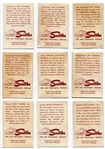 1947 Smith's Oakland Oaks Lot of 8 Different plus 1 Dupe