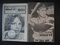 1975-1979 Lot of 15 SCD Sports Collectors Digest Weekly Magazines
