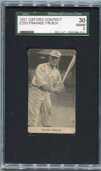 E253 Oxford Confectionery Frankie Frisch SGC 30