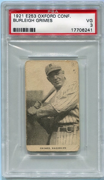E253 Oxford Confectionery Burleigh Grimes PSA 3