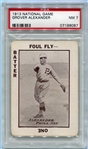 WG5 1913 National Game Grover Alexander PSA 7