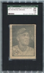 1945-46 Caramelo Deportivo #30 Raymond Brown SGC 20